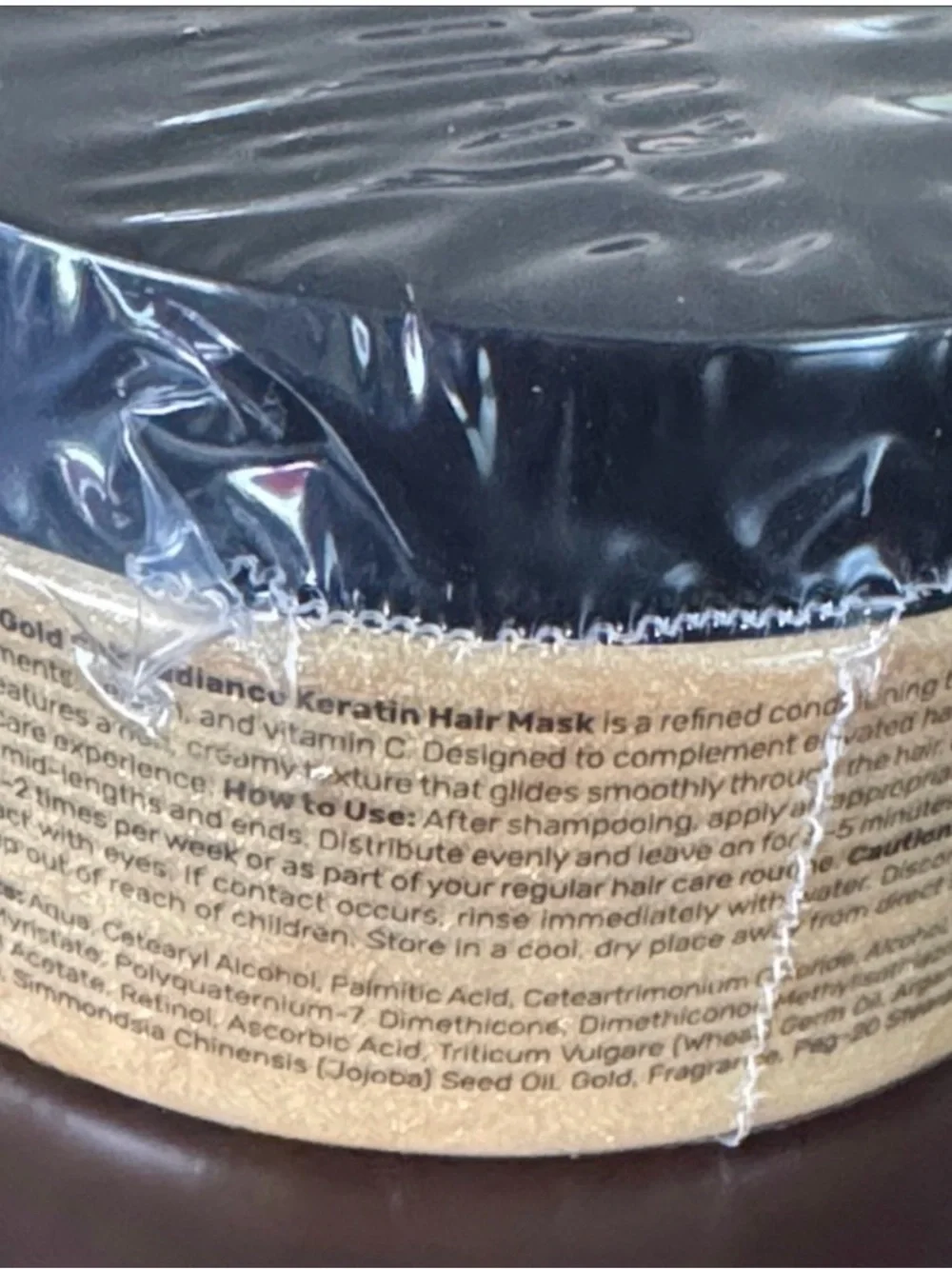 Royale 24K Gold Silk Radiance Keratin Hair Mask - Gold
